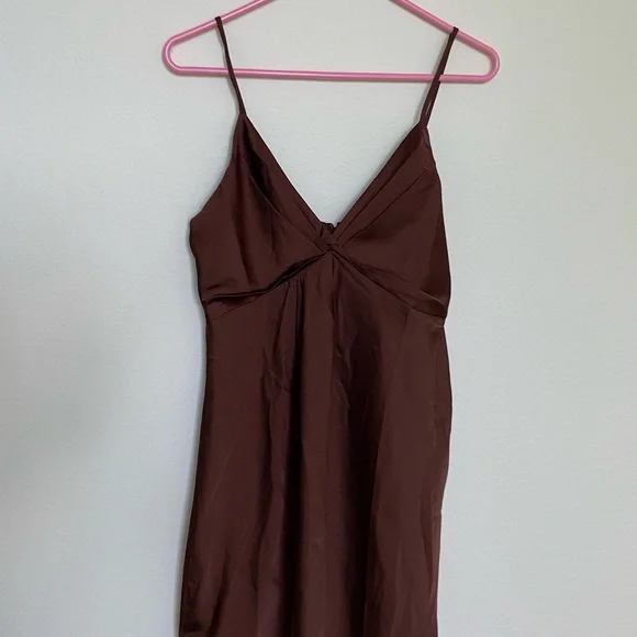 Forever 21 | Dresses | Brown Short Slip Dress | Poshmark